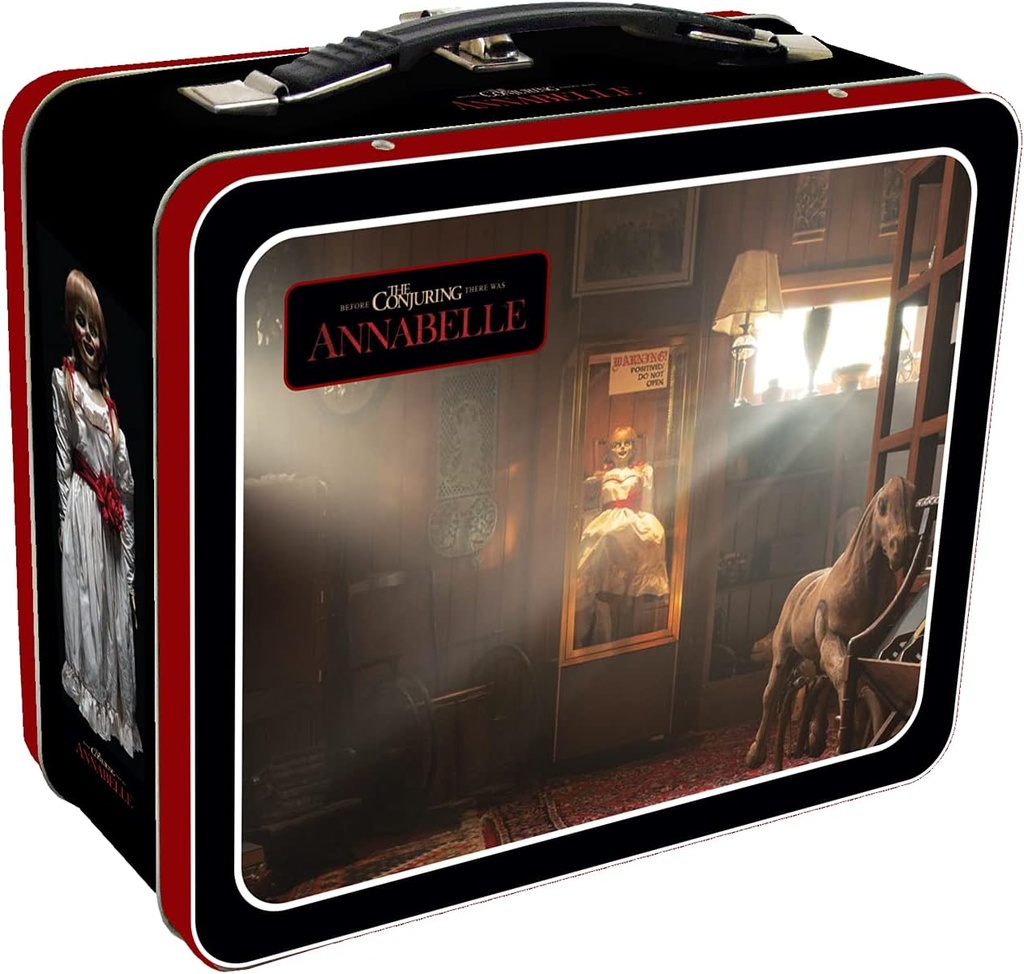 Factory Entertainment Retro Styled Lunch Box, Metal Construction, Trendy Design, Not Intended for Children 12 and Under