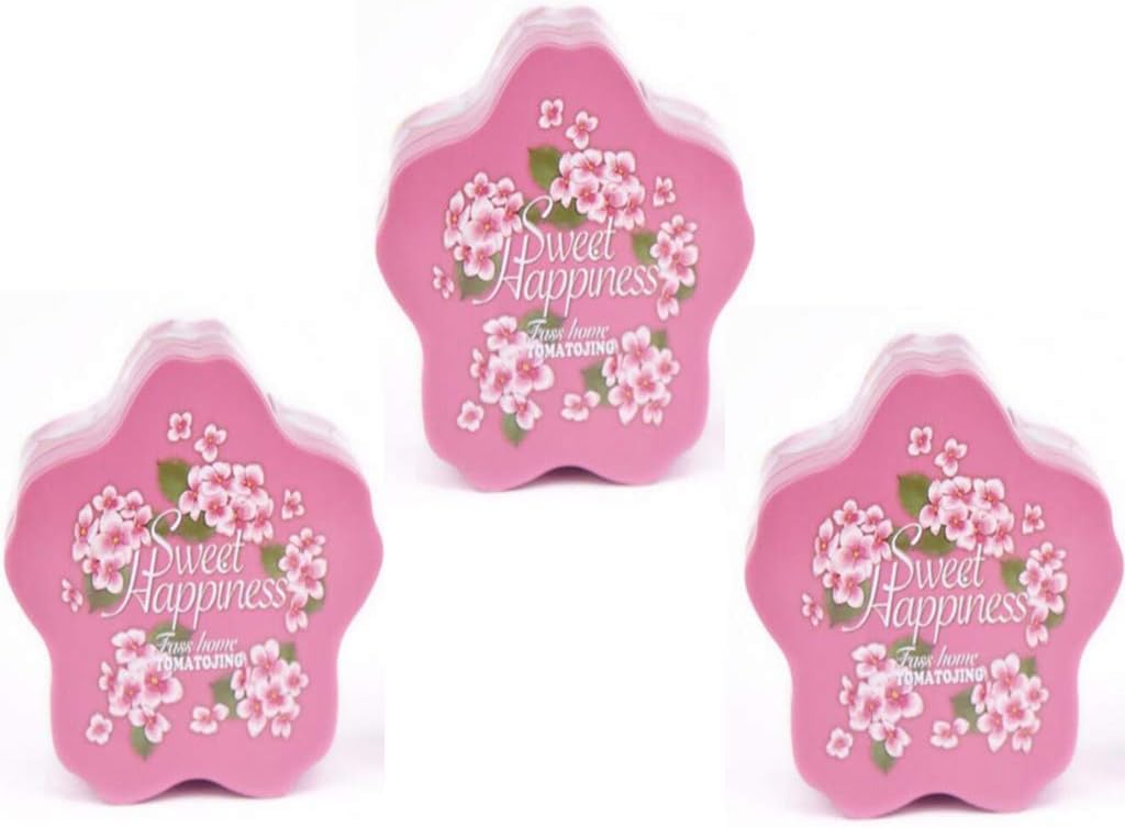 Candy Tins Jars Hydrangeas Shape Metal Tin with Lid Empty Metal Storage Tin Cans Jars Containers Food Storage Tins for Candy Cookie Wedding Christmas Party Gift Giving,3 Pack
