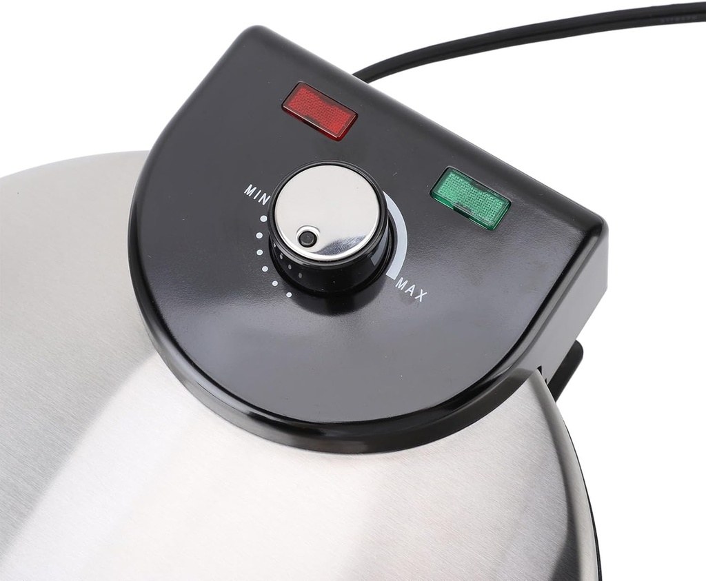 GOWENIC 10 Inch Electric Tortilla Maker, Tortilla and Roti Maker, Tortilla Maker Press, Knob Temperature Control Anti Stick Roti Maker Machine