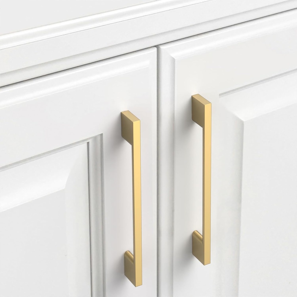 10 Pack Champagne Bronze Cabinet Pulls 5 Inch Cabinets Handles Kitchen Cabinet Hardware Handle for Champagne Dresser Pulls