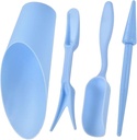 Digging Bonsai Soil Scoops Kits,Blue Garden Shovel Hand Tools Transplanting Succulent Cultivation Digging Scoops Kits