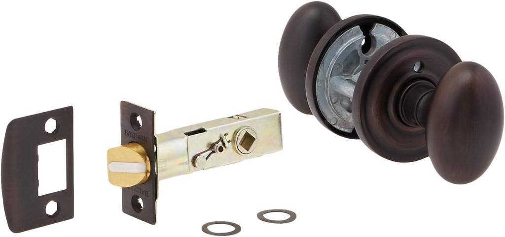 Baldwin 5025.112.PRIV Solid Brass Door Knob