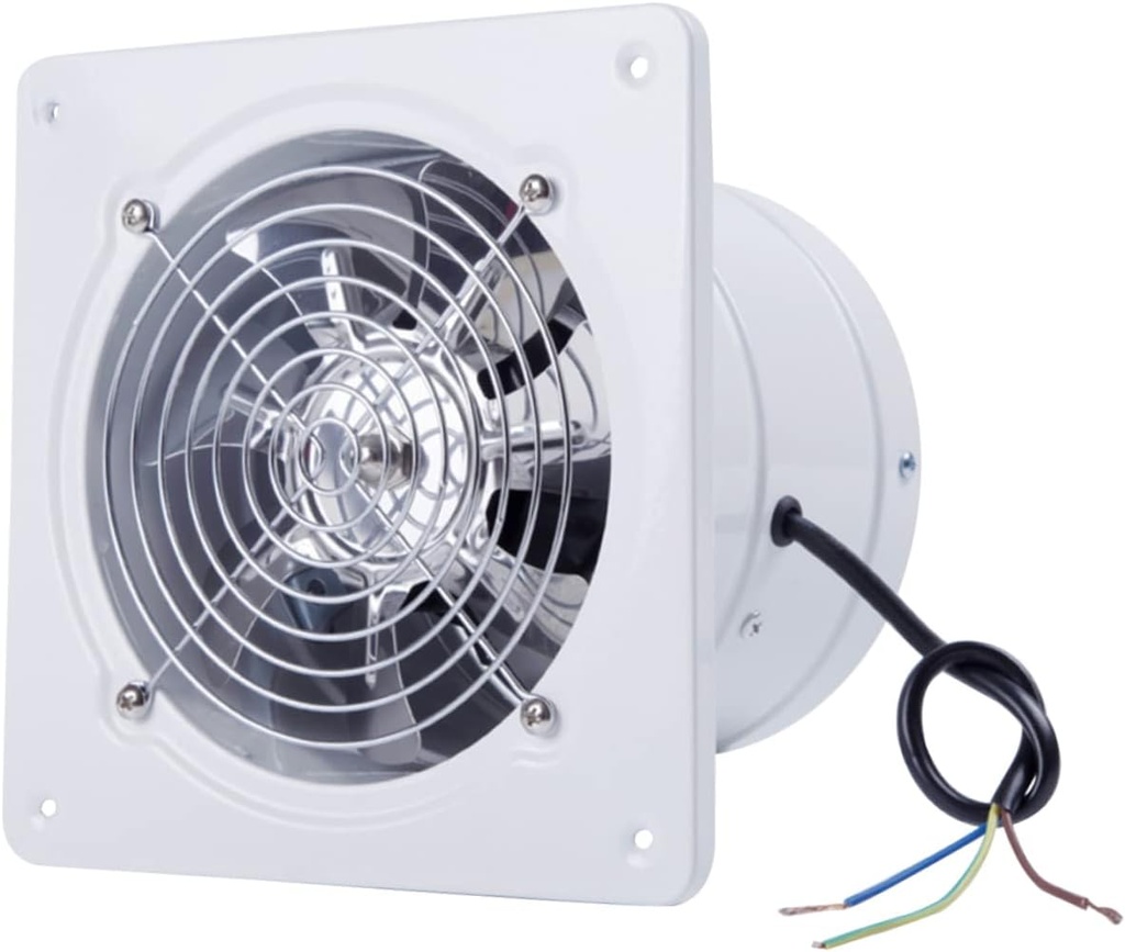 Sturdy Easy to Use Wall Mount Exhaust Fan for Ventilation in Kitchen Bathroom