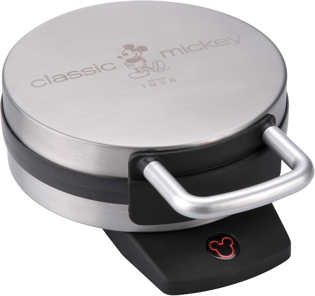Disney DCM-1 Classic Mickey Waffle Maker, Brushed Stainless Steel