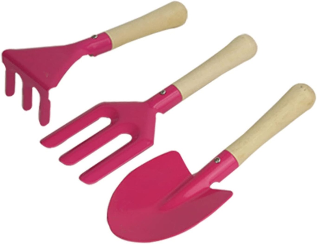 3 Pieces Garden Tool Set, Heavy Duty Gardening Supplies, Multifunctional Portable Outdoor Gardening Hand Tools, Gardening Gifts for Kids Childrens