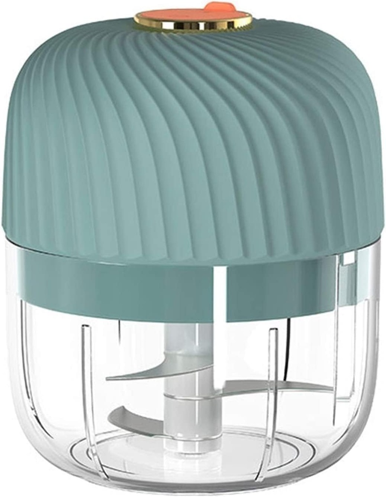 Electric Garlic Chopper Mini, Garlic Masher Mincer Crusher Pepper Chili Nuts Meat Grinder, Food Processor Small