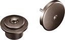Moen Oil-Rubbed Bronze Push-N-Lock Tub and Shower Drain Kit with 1-1/2 Inch Threads, Drain Plug and Overflow, T90331ORB