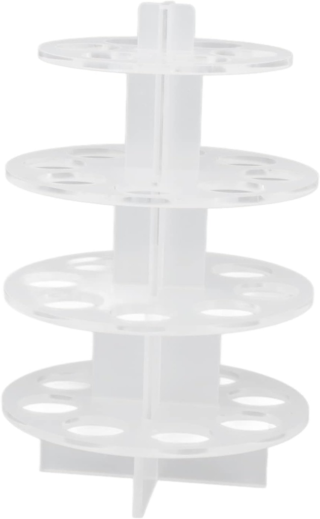 30 Holes Coffee Carousel Holder Pod Organizer Storage Rack Acrylic Modern Design Home Office Kitchen