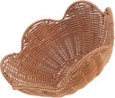 Rattan Tray Fruit Basket Woven Fast Food Basket Imitation Rattan Desktop Bread Box