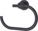 Pfister Contempra Matte Black -Towel Ring for Bathroom BRBNC1B