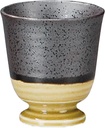 山下工芸(Yamashita kogei) Yamasita Craft 11306410 Iron Glaze Goblet 2.6 x 2.7 x 2.9 inches (6.7 x 6.7 x 7.3 cm)