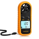 Anemometer Handheld, Light Weight Digital Wind Speed Meter, Wind Speed Temperature Gauge with Digital LCD Display for Kite Flying, Meteorology, Fishing, Surfing