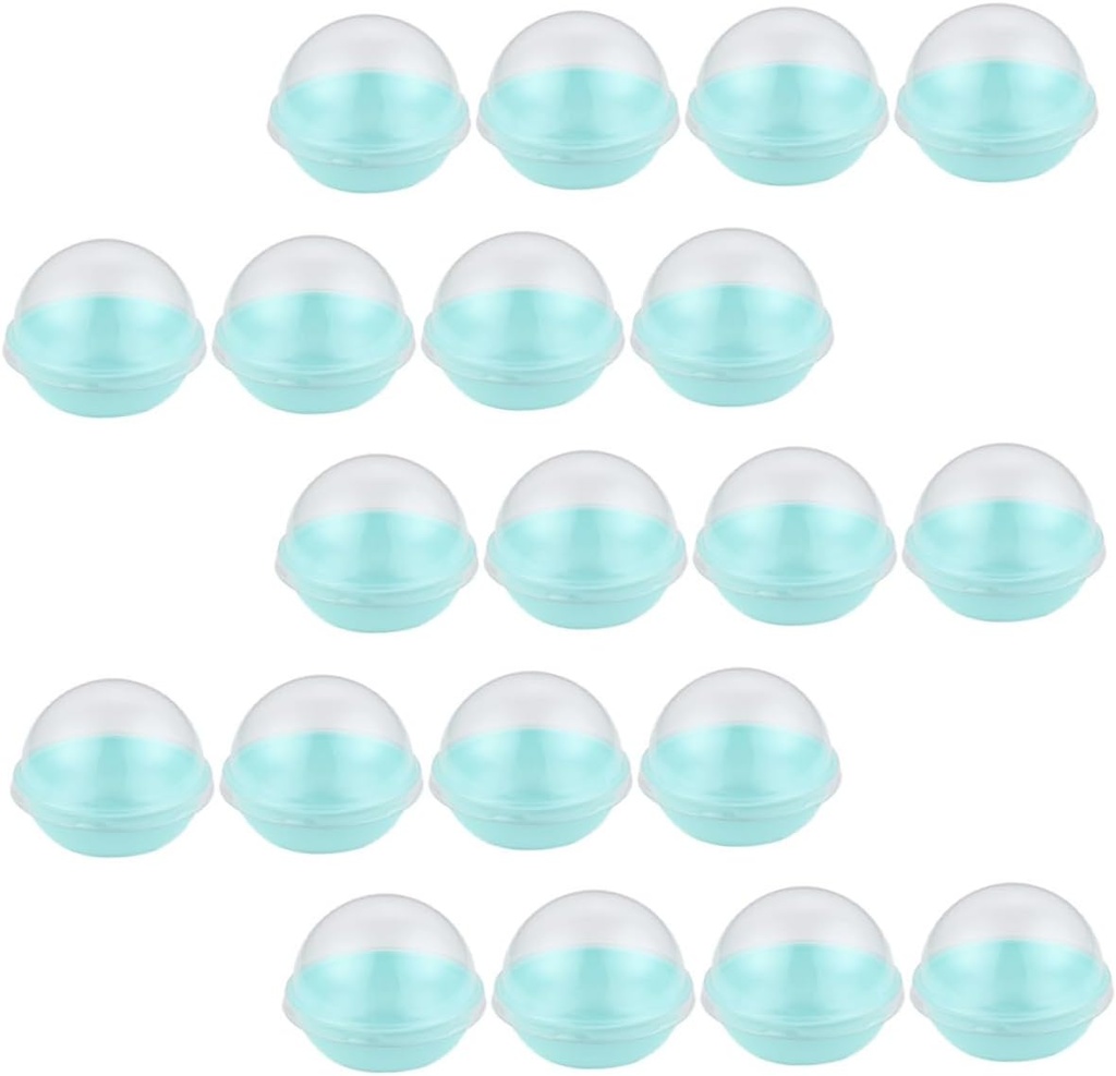 50pcs Small Dome Egg-yolk Puff Box Cupcake Container for Desserts Pastries Moon Cakes and Treats Easy to Carry and Store for Baking Supplies