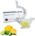 Lemon Slice Squeezer,Acrylic Manual Bird Lemon Juicer for Orange Lemon Lime Pomegranate, Hand Juicer, Portable, Suitable for Home Kitchen, Restaurant, Dining Table, Glass Wedge Lime Press,1 Pack