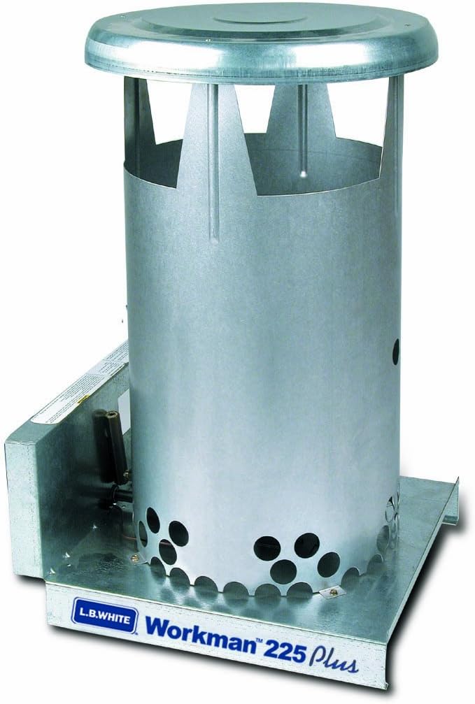 L.B. White CV250 Workman 225 Plus Convection Propane Gas Heater - Portable Space Heater for Outdoor, Camping, Garage, Indoor, Shop - 250,000 Btuh