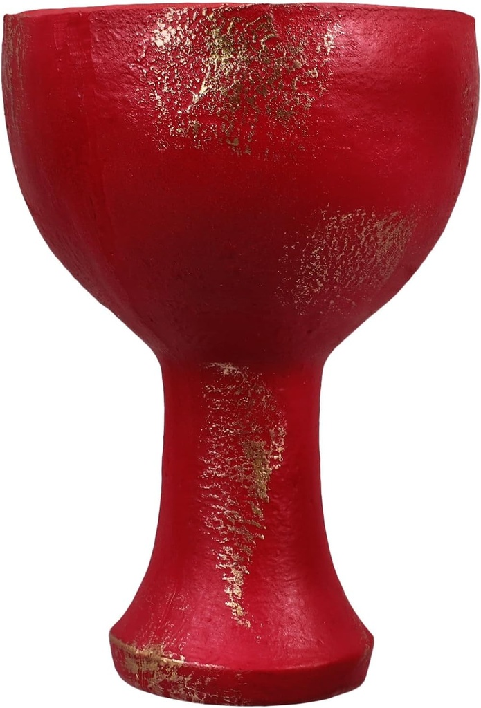 Holy Cup Resin Goblet for Altar Worship Vintage Decorative Chalice for Rituals Strong Synthetic Material Decor and Sacrifice Offering