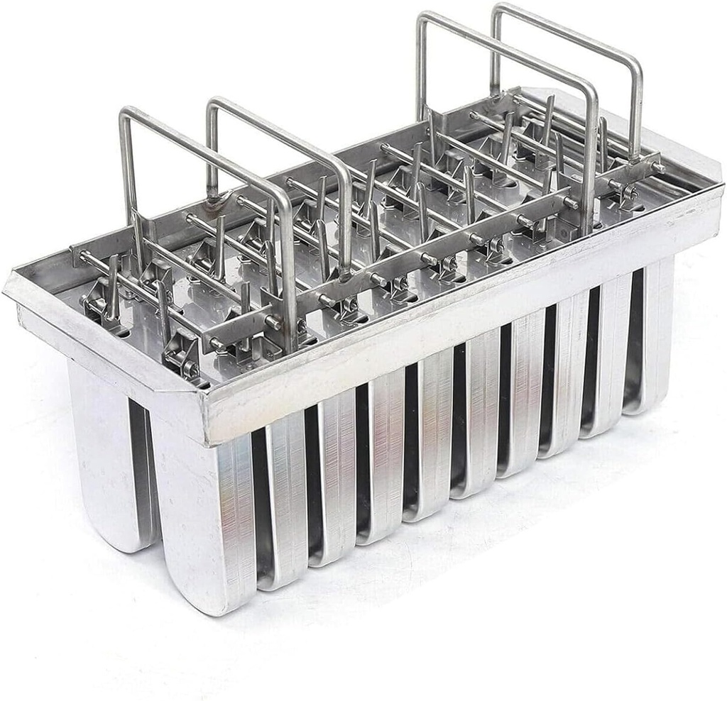 Stainless steel popsicle mold, reusable popsicle mold machine, commercial popsicle mold metal ice cream machine for home DIY