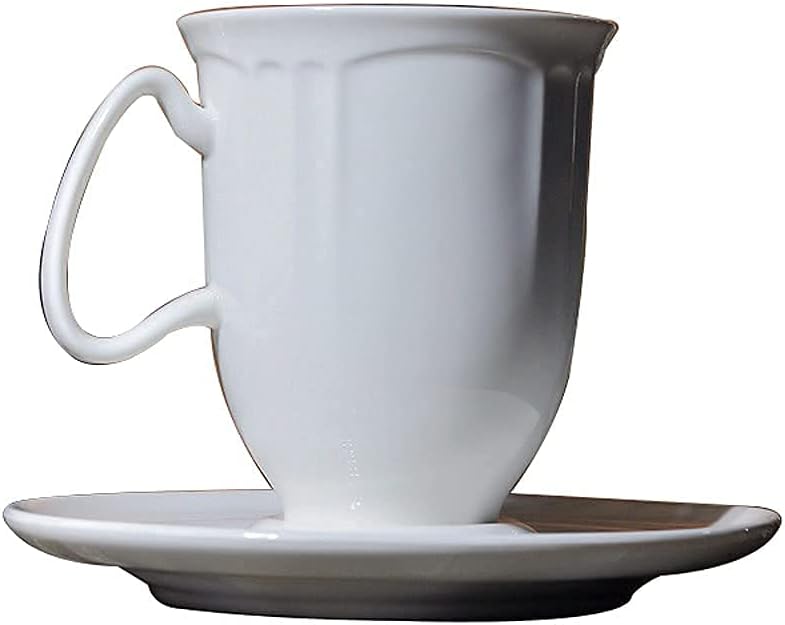 Coffee Cup Ceramic Afternoon Tea Cup And Saucer Set Coffee Machine Accessories Latte Espresso Mug Garland Cup Home Office Restaurant Water Cup