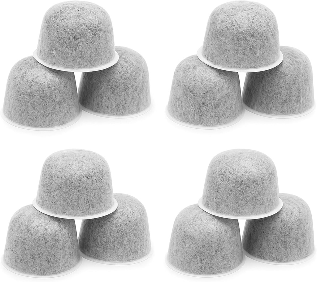 Nispira Charcoal Water Filter Replacement Compatible with Capresso Coffee Maker Part 4440.90 12 Filters (Not for Wolf Coffee Maker)