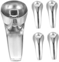 5Pcs Aluminum Alloy Faucet Handle Replacement for Hot Cold Shower and Bathroom Sink Knobs Easy Install Kitchen Bathroom Accessories