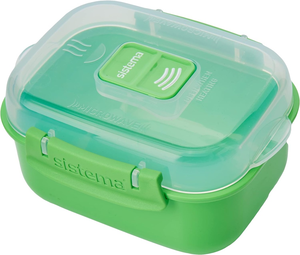 Sistema Microwave Rectangular Container, 525 ml-Assorted Colours