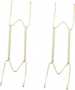 PRETYZOOM 2pcs Invisible Spring Plate Hangers for Wall Mounting Decorative Plate Holders for Display and Art