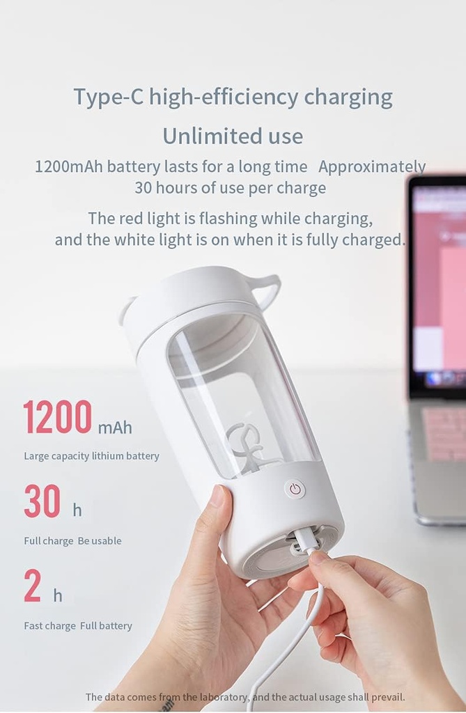 Generic Crossblend Powder & Liquid Mixer, Powerful 22,000 RPM Motor, Certified Food-Grade ABS, Portable and Easy to Clean