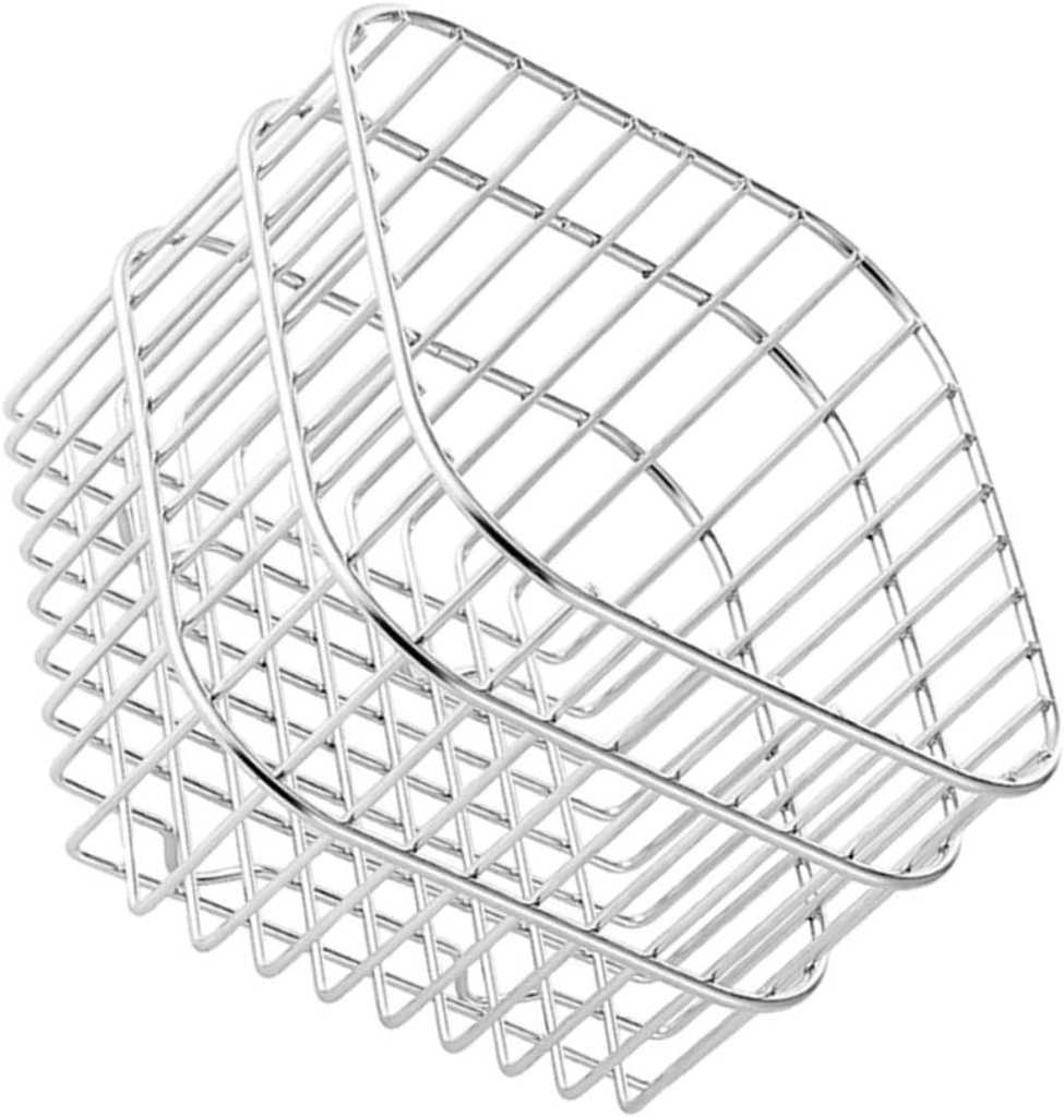 Large Capacity Fruit Basket for Kitchen Stainless Steel Storage Basket Banana Holder