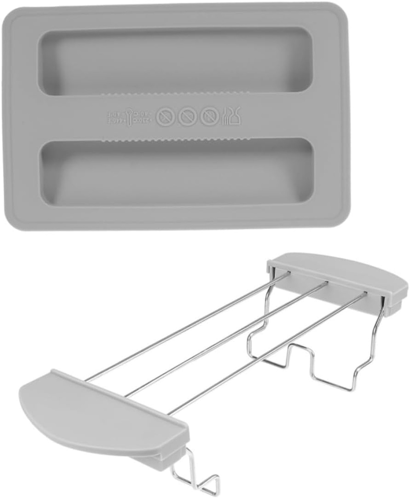 1set Toaster Cover and Sandwich Cage Toaster Dust Protector Compatible Includes and Sandwich Clip Stylish Essential Kitchen Accessory