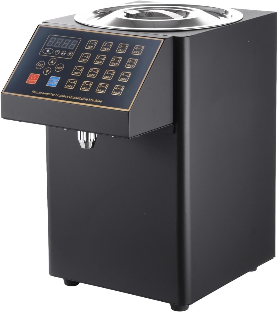 Fructose Dispenser Machine | 8L Syrup Machine Bubble Tea Equipment - 110V Fructose Quantitative Machine, 16 Groups Fructose Outlet for Hotel, Milk Tea Shop