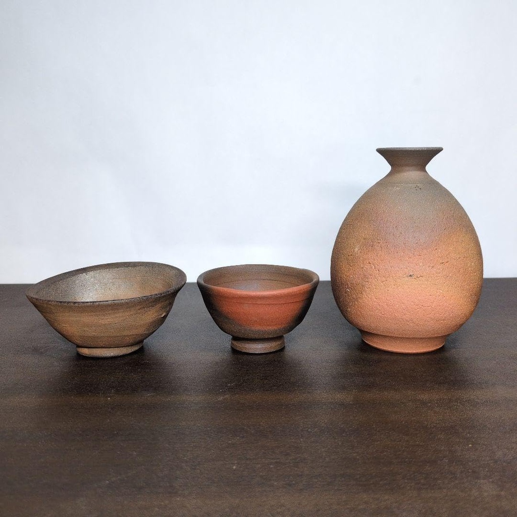 Tokoname Ware by Yohei Konishi Guinomi, Sake Cup & Namban Cup