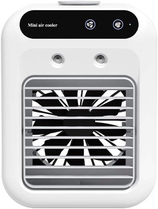 Portable Air Conditioner - Rechargeable Personal AC Unit Evaporative Air Cooler Adjustable Speeds And Mist Modes, Mini Air Conditioner Cooling Fan For Bedroom Home Office