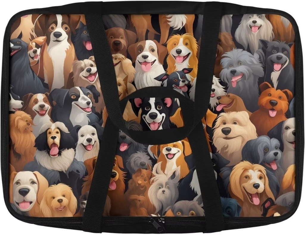 Dog Print Casserole Carriers for Hot or Cold Food Insulated Carrier for 9X13 Baking Dish Reusable Keep Food Warm Bag Cute Portable Lugger Tote for Pockluck Parties Picnic Cookouts