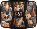 Dog Print Casserole Carriers for Hot or Cold Food Insulated Carrier for 9X13 Baking Dish Reusable Keep Food Warm Bag Cute Portable Lugger Tote for Pockluck Parties Picnic Cookouts
