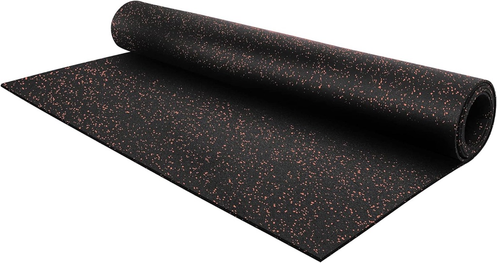 Flooring Inc's 1/4" Thick Tough Rubber Flooring Roll | Flexible Recycled Rubber Floor Mats for Home Gym | Heavy Duty Rubber Mat for Home Gyms, Sheds, Horse Stall Mat or Trailer