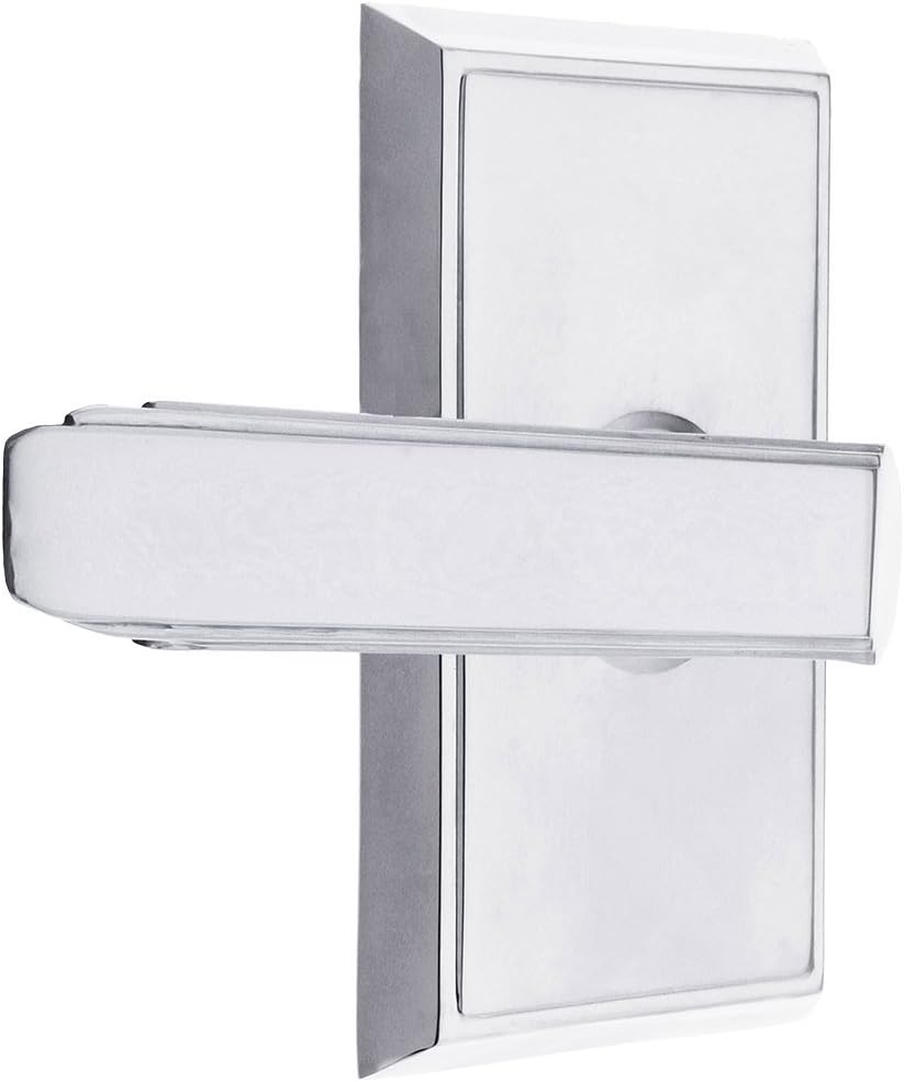 Providence Door Set with Milano Levers Right Hand Double Dummy in Polished Chrome