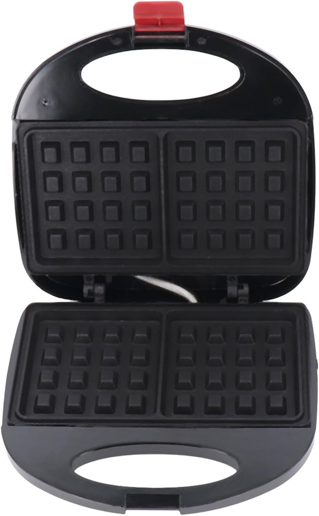 Belgian Waffle Maker, 750W Non-Stick Aluminum Alloy Waffle Iron, Compact Design, 2 Slices Square Waffle Maker for Cooking Grilled Cheese, Cast Tuna