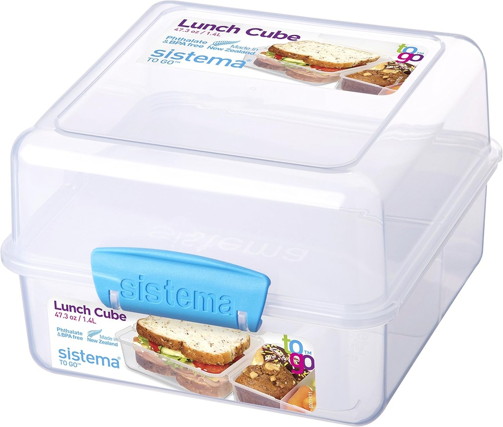 Sistema To Go Collection Lunch Cube Compact Food Storage Container