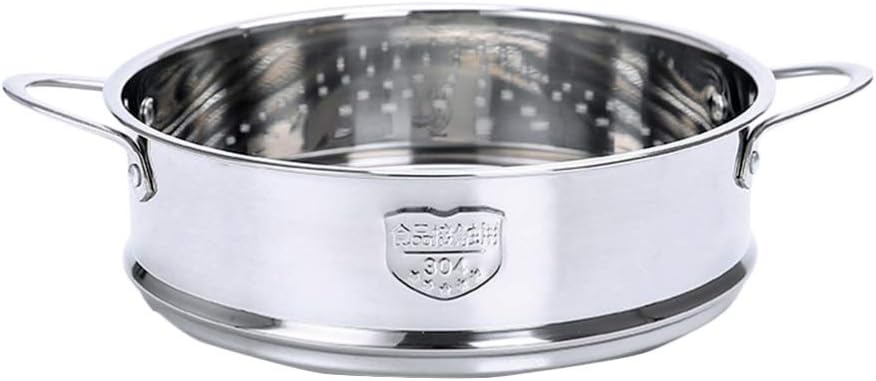 DOITOOL Steaming Pot Insert Stackable Stainless Steel Basket for Cooking, 7.08 Inches Metal Insert, Food Basket for Tamale, Vegetables, Dumplings