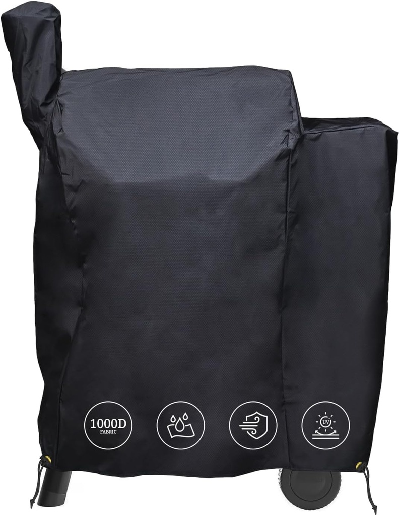 Covers & all Traeger Pro 22 Pellet Grill Cover, Heavy Duty Waterproof Grill Cover for Outdoor Grill, UV & Weather Resistant, BBQ Grill Cover for Traeger Pro 575, Z Grills 550B (41" W x 25" D x 39" H)