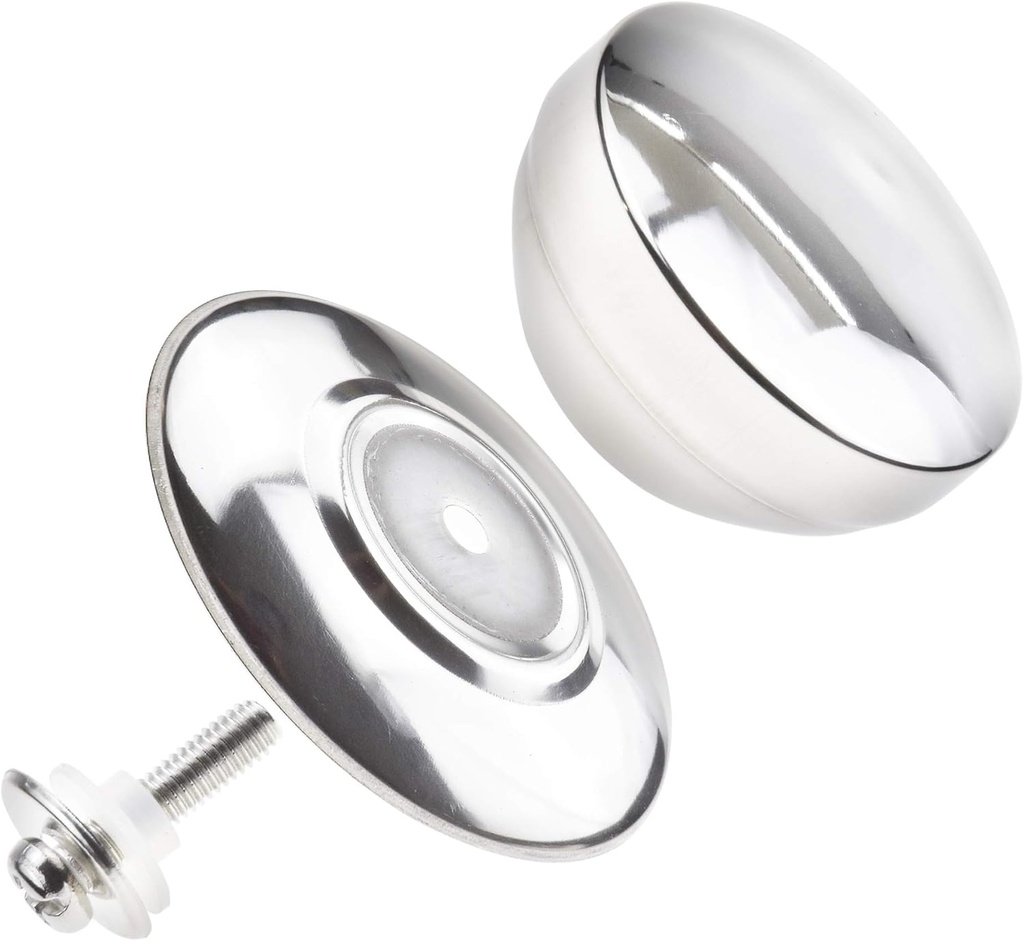 2Sets Stainless Steel Replacement Pot Lid Cover Knob Handle, Easy to Install and Clean Replacement HandleKnob for Universal Pan Crock Pot Cooker Lids Covers