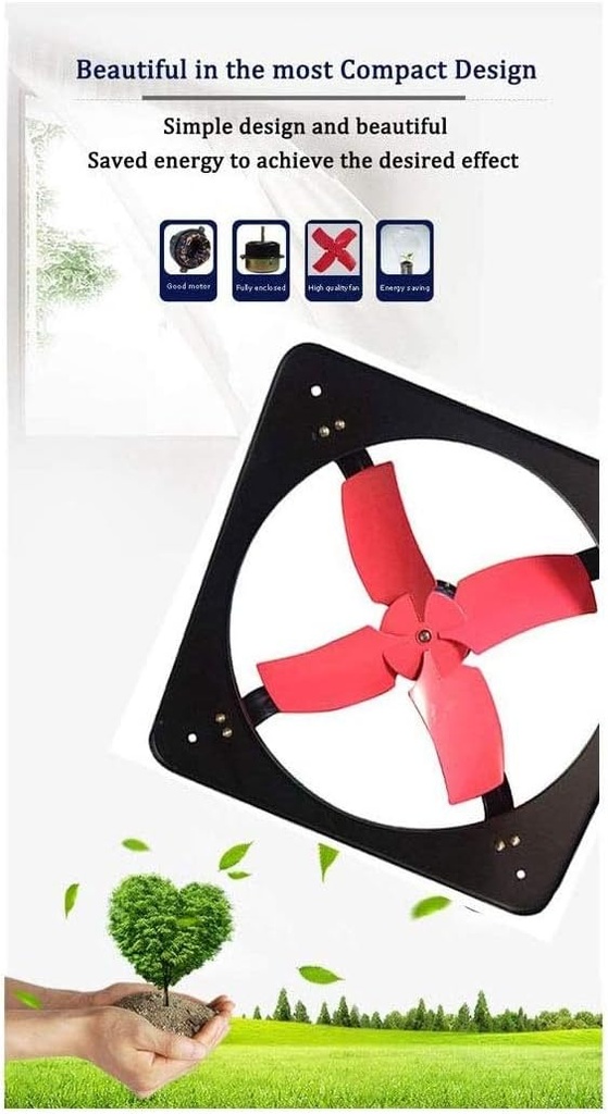 Kitchen Hood Exhaust Fan 20 Inch Ventilation Fan Bathroom Fan(8Inch)