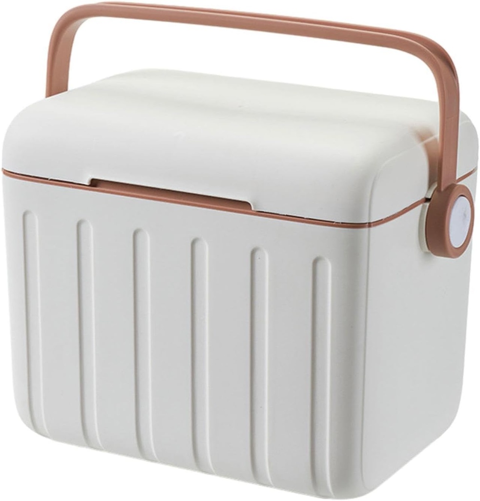 Insulated Cooler Box Ice Box Personal Portable Cold/Heat Preservation Cooler Container for Household Beach Outdoor Boat