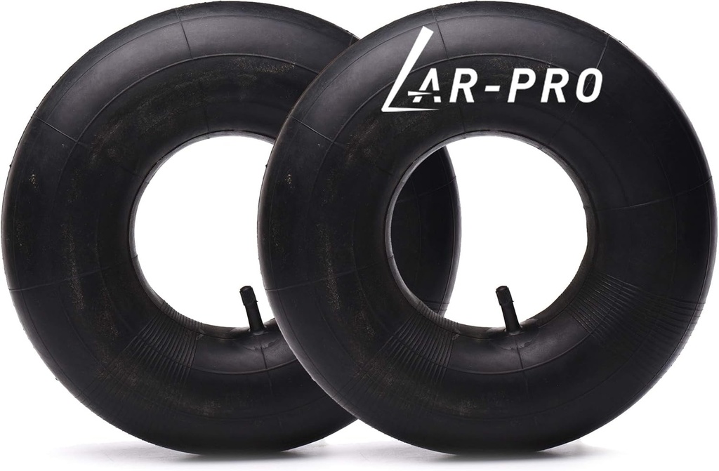 (2-Pack) AR-PRO 15x6.00-6" Inner Tubes with TR-13 Straight Valve Stem - Replacement Lawn Mower Tire Tubes with TR13 Straight Valve Stem - Suitable for Yard Tractors, Wheelbarrows, ATVs, and More