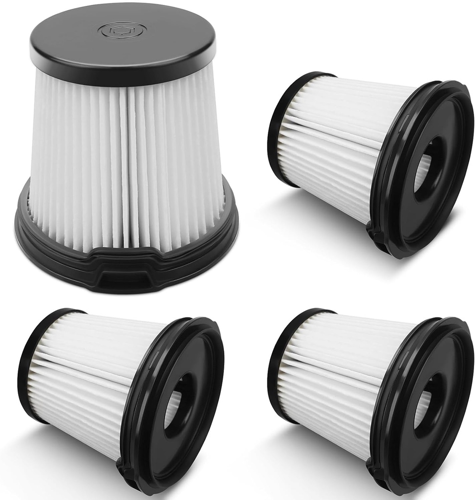4 Pack IW3511 BU3521 HEPA Filter Replacement Part For Shark IW3511 IW1111 IW1120 Detect Pro Lightweight Cordless Stick Vacuum Cleaner. For Shark BU3523 Clean Empty Auto-Empty System Portable Handheld.