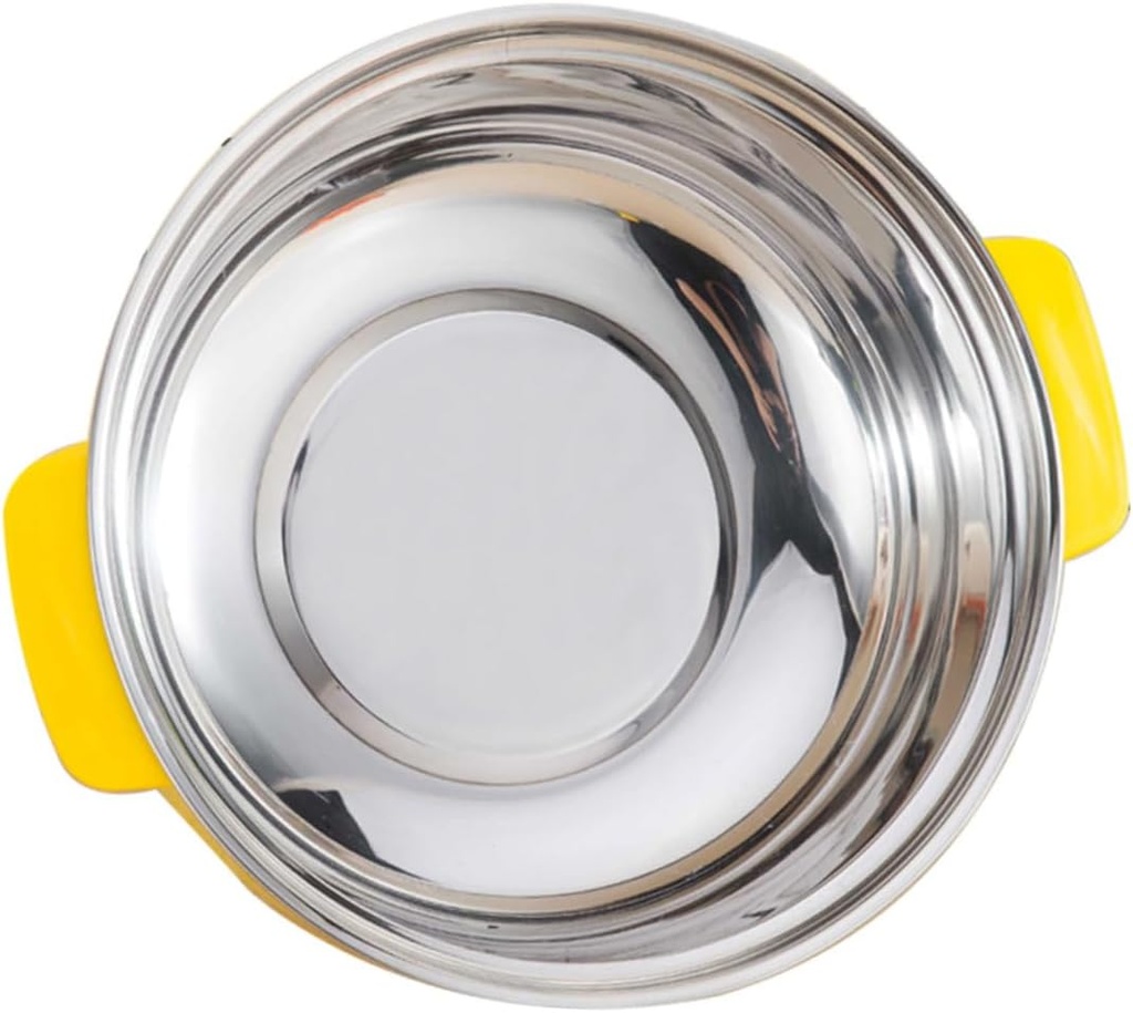 Cabilock Stainless Steel Electric Steamer Pot Double Layers Cooking Boiler for Home Kitchen Versatile Hot Pot for Soup and Dumplings Compact Design for Easy Use