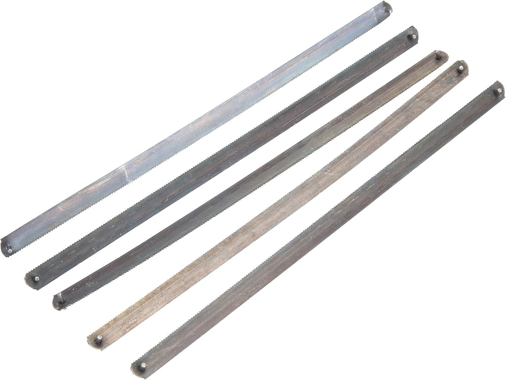 GreatNeck 615C Mini Hacksaw Blades, 5 Piece, Designed to Cut Metal, Pipe, And Hard Woods, Sized For Small Spaces, Fits Most Standard 6” Adjustable Frame Hacksaws
