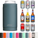 3 in 1 Insulated Can Cooler - 15+ Colors - Universal Size for 12 oz Cans, Slim Cans, and Bottles