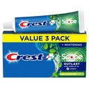 Crest Complete Whitening + Scope, Long Lasting Mint Toothpaste, Triple Pack (3 Count of 5.4 oz Tubes), 16.2 oz