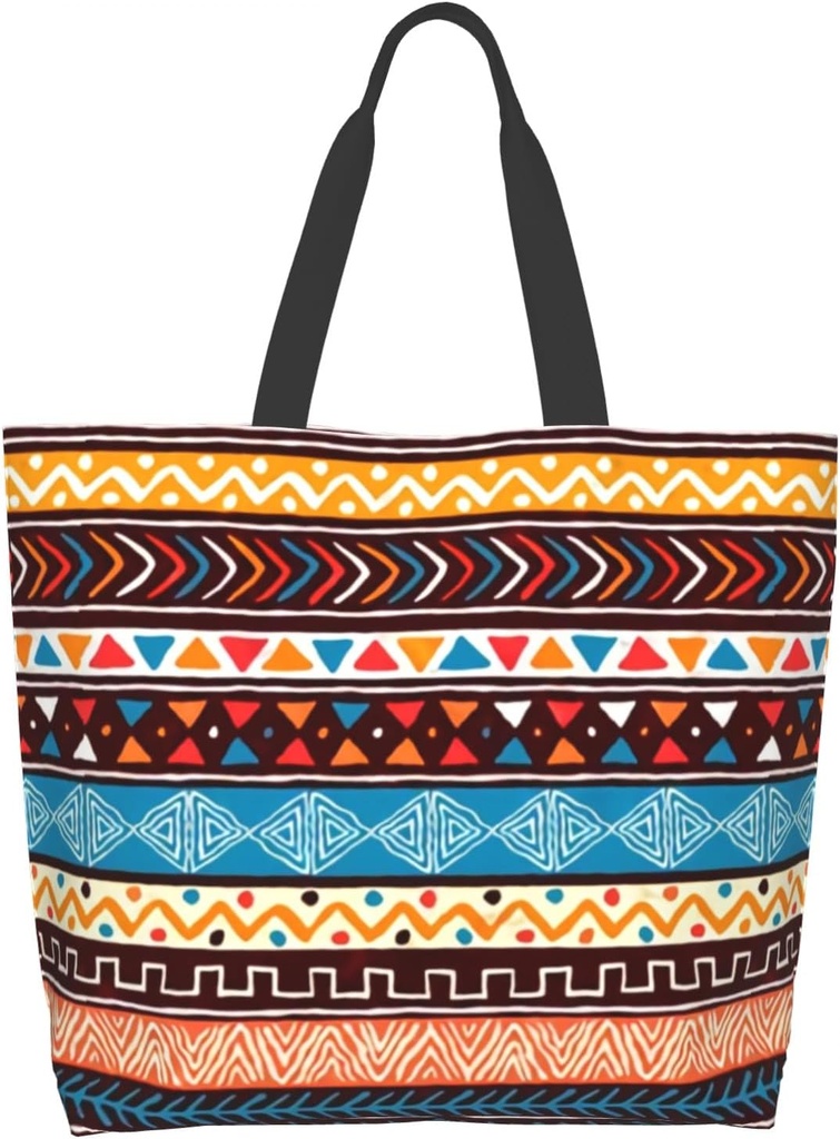 Cafl Tote Bag Shoulder Bag Large Reusable Shopping Bags Portable Storage Handbag